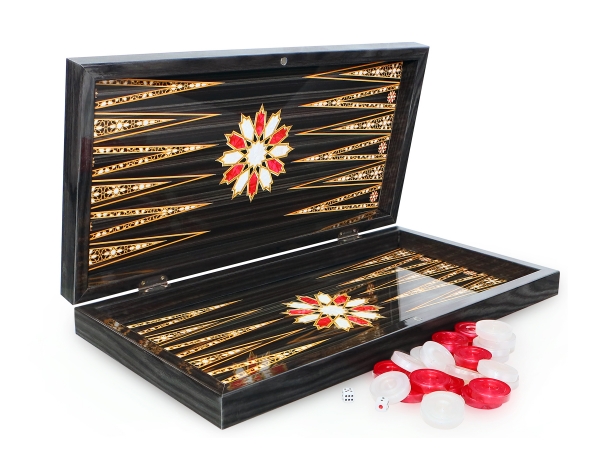 Luxus Orient Backgammon Tavla XL Gesellschaftsspiele Familienspiel
